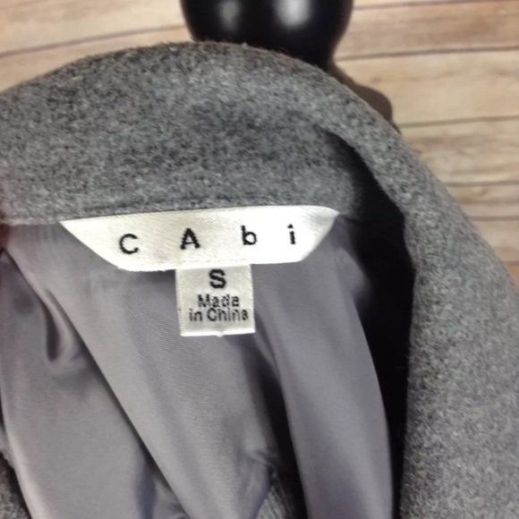 ❗SOLD❗CAbi blazer jacket wool blend felted ribbed - Picture 8 of 8